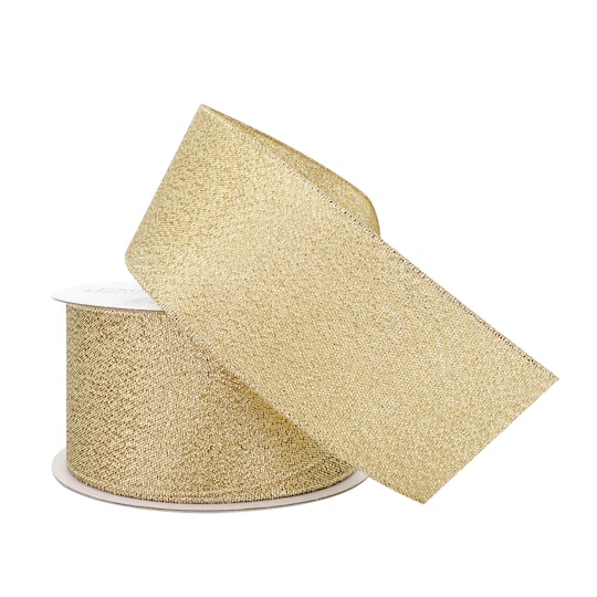 1.5" x 3yd. Sheer Metallic Wired Ribbon by Celebrate It®